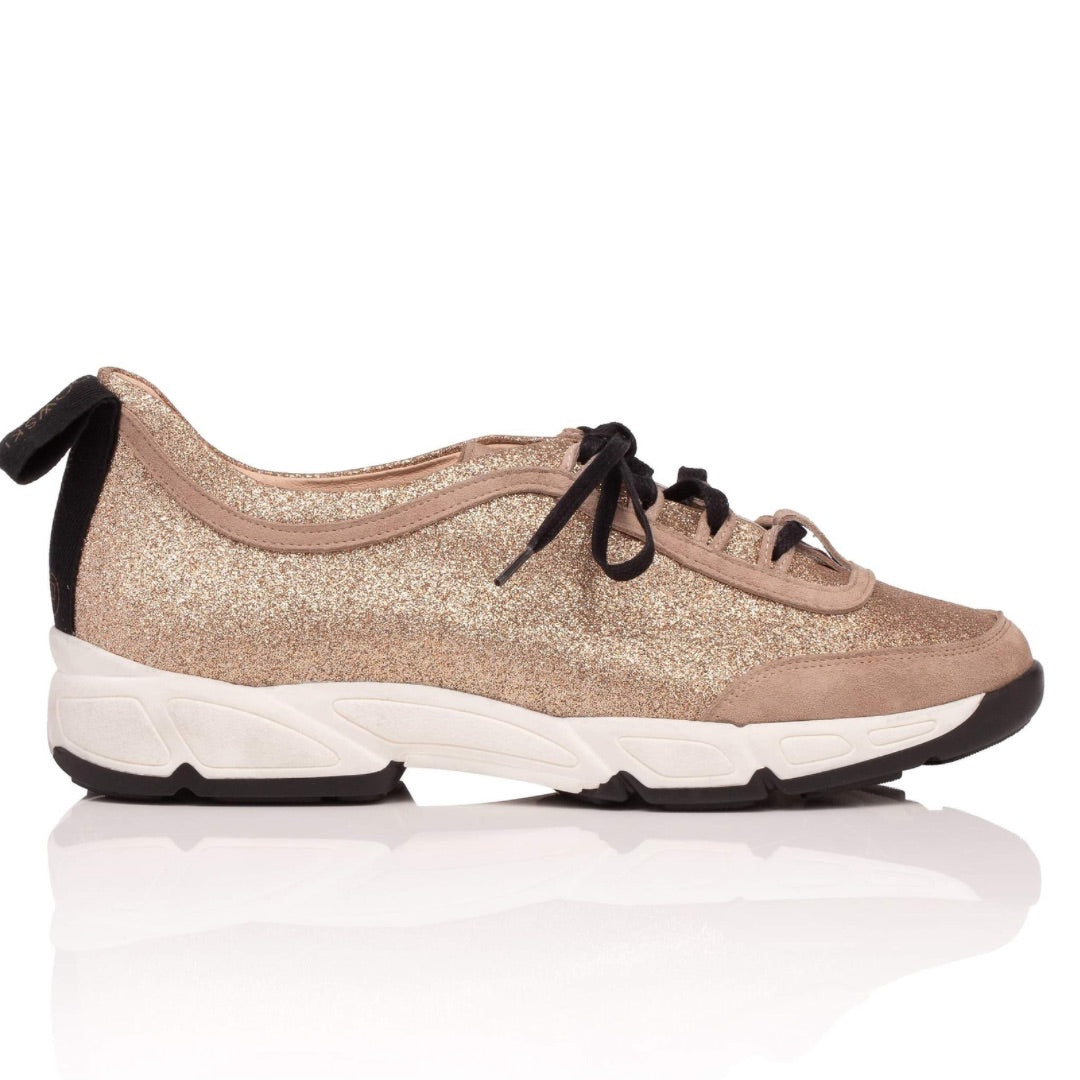 Shine gold csillogó sneaker