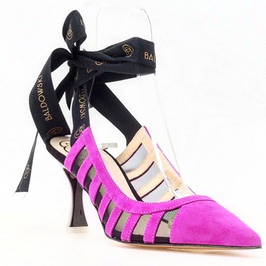 Nour pink velúrbőr szandál