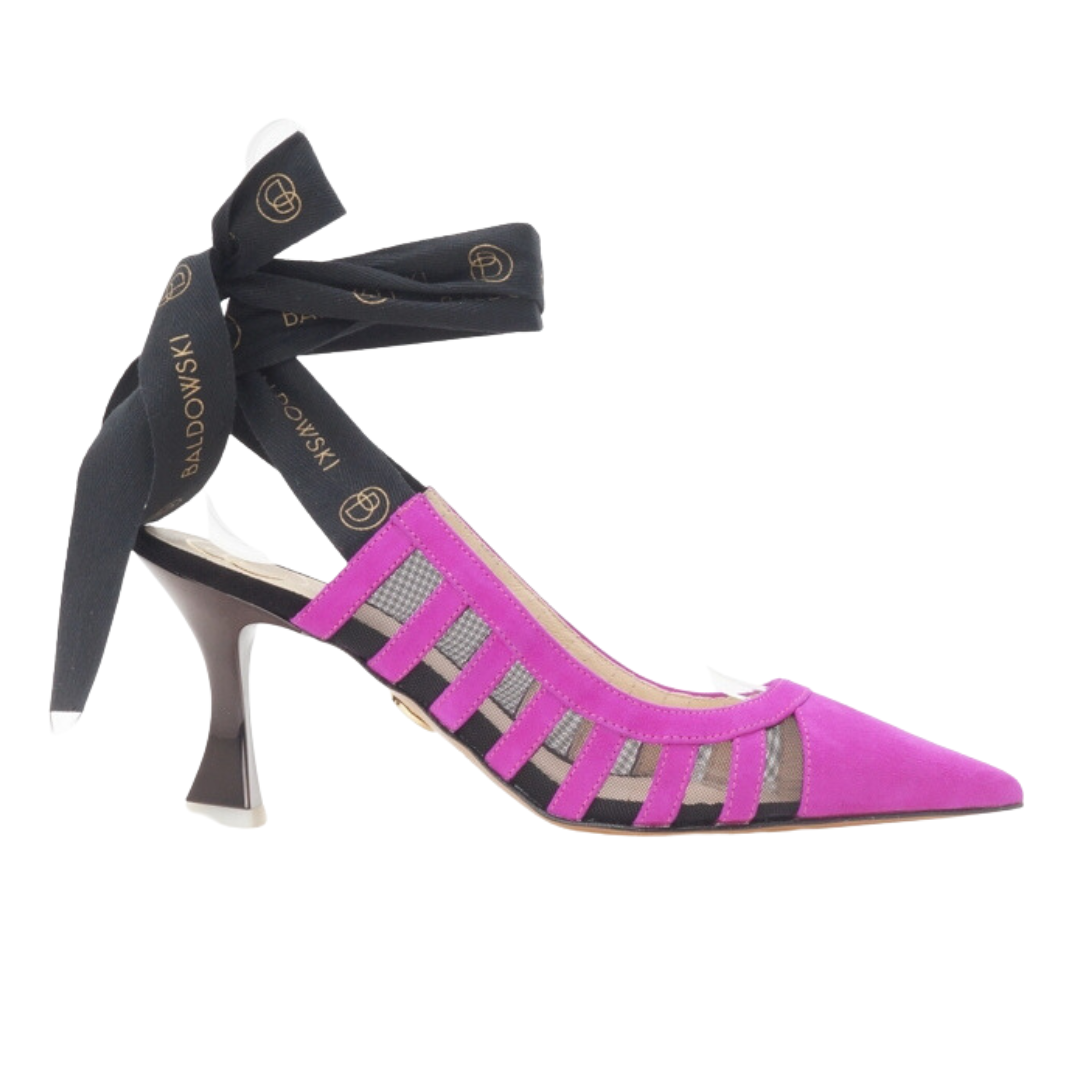 Nour pink velúrbőr szandál