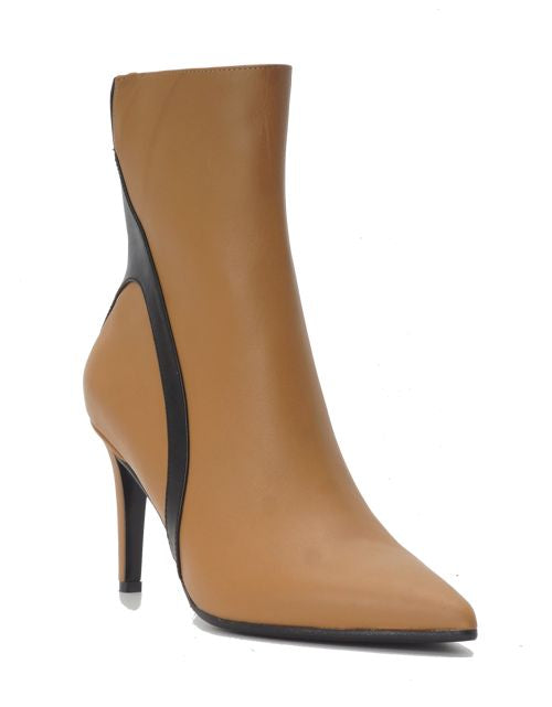 Iris camel bőr bokacsizma